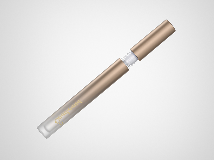 磨砂漸變空唇彩管注塑加工