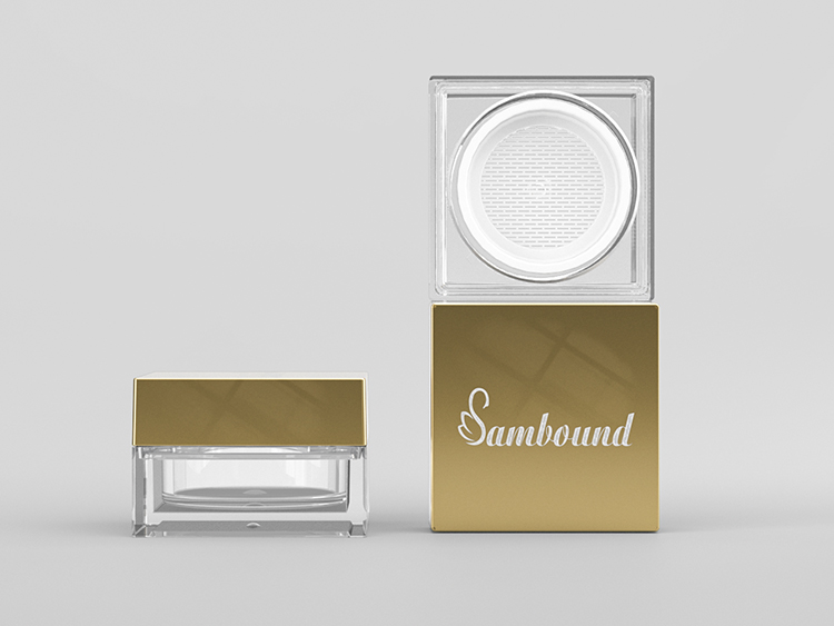 塑料蜜粉分裝盒散粉盒包材注塑加工