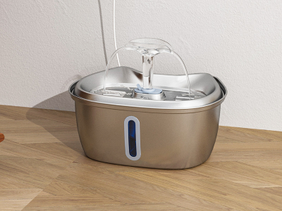 寵物不銹鋼自動飲水器